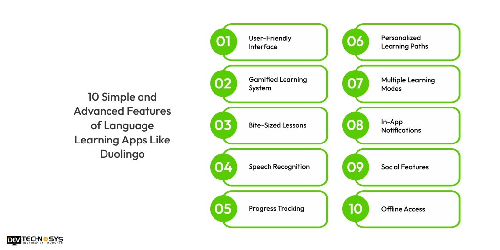 10 Simple and Advanced Features of Language Learning Apps Like Duolingo