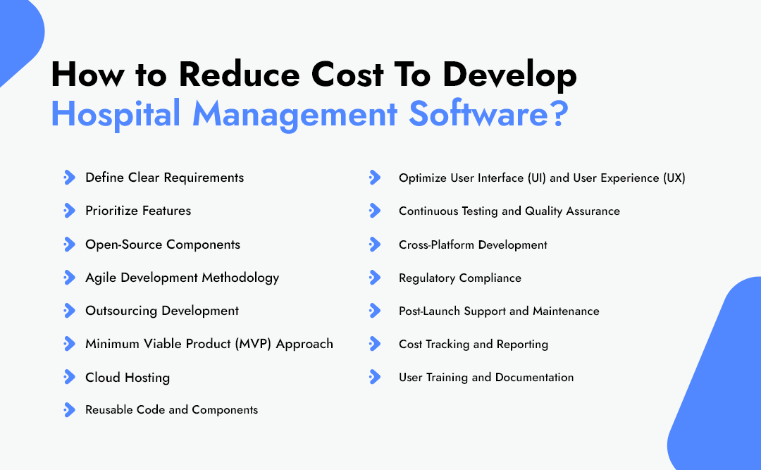 How to Reduce Cost To Develop Hospital Management Software? 