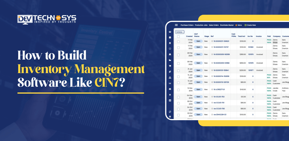 How to Build Inventory Management Software Like CIN7?
