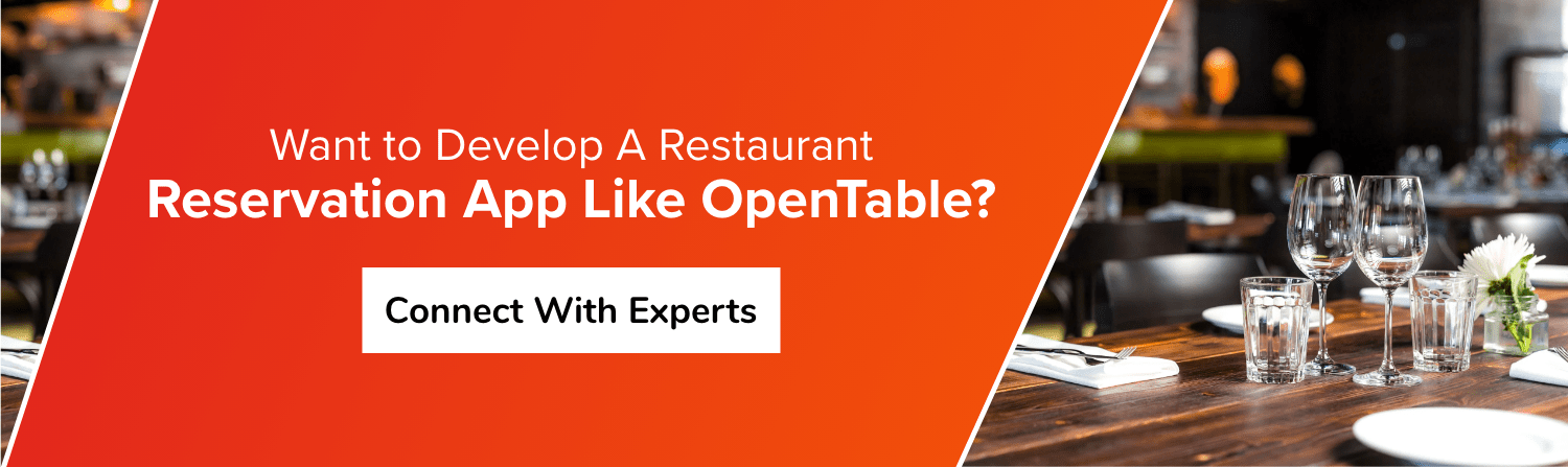 Restaurant Table Booking App CTA 1