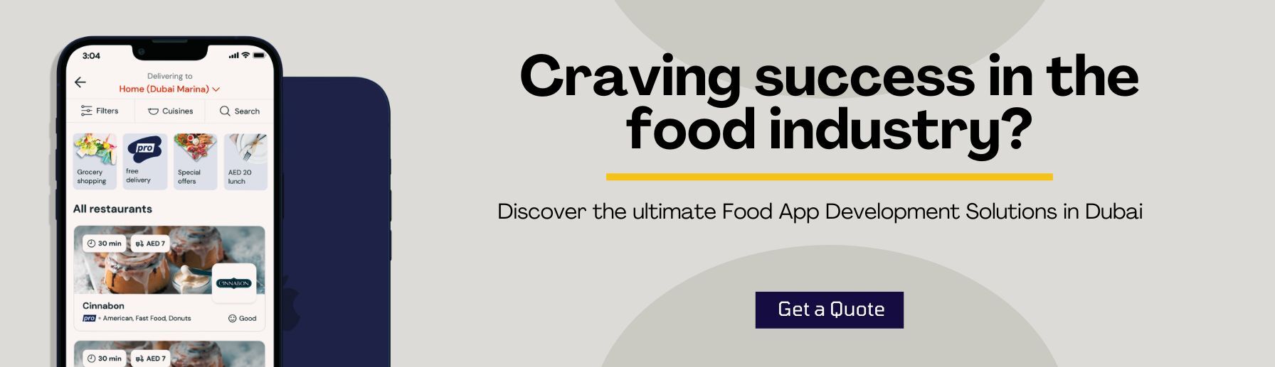 Cta for Artificial Intelligence in Food Delivery Industry