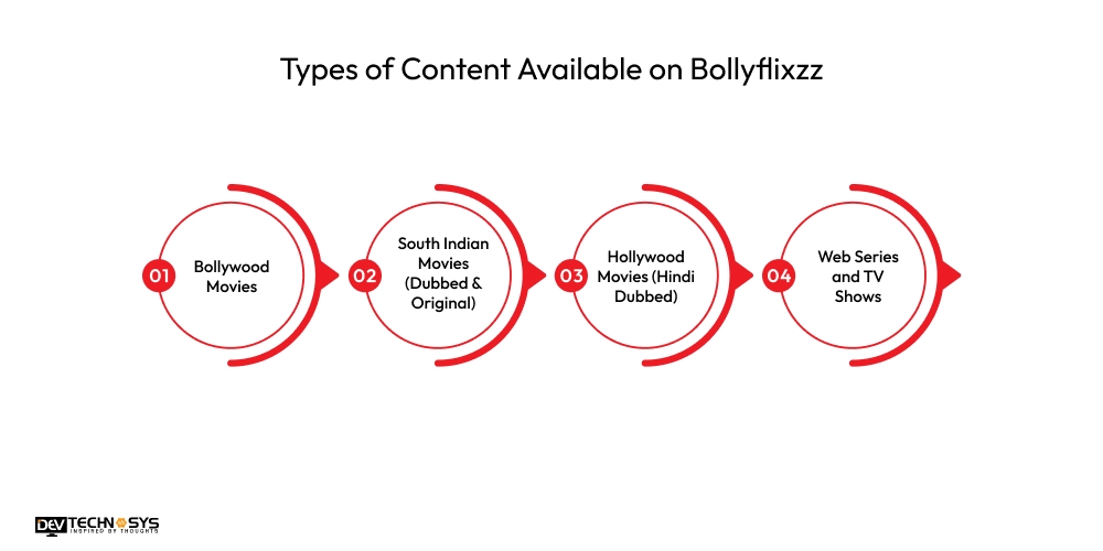 Types of Content Available on Bollyflix