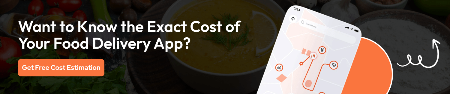 Know the Exact Cost of Your Food Delivery App